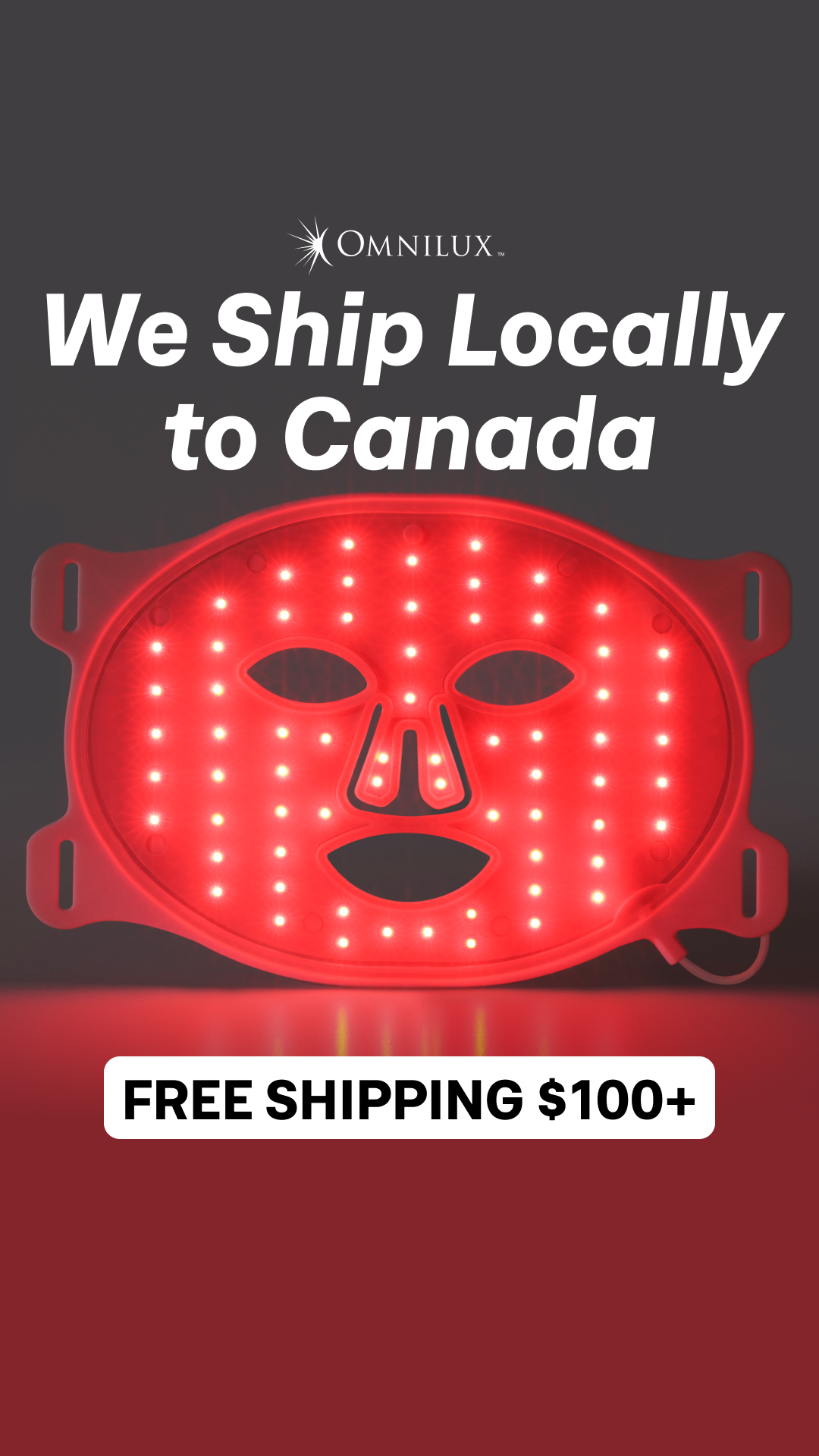 Omnilux Facebook ad from Oct 10, 2025