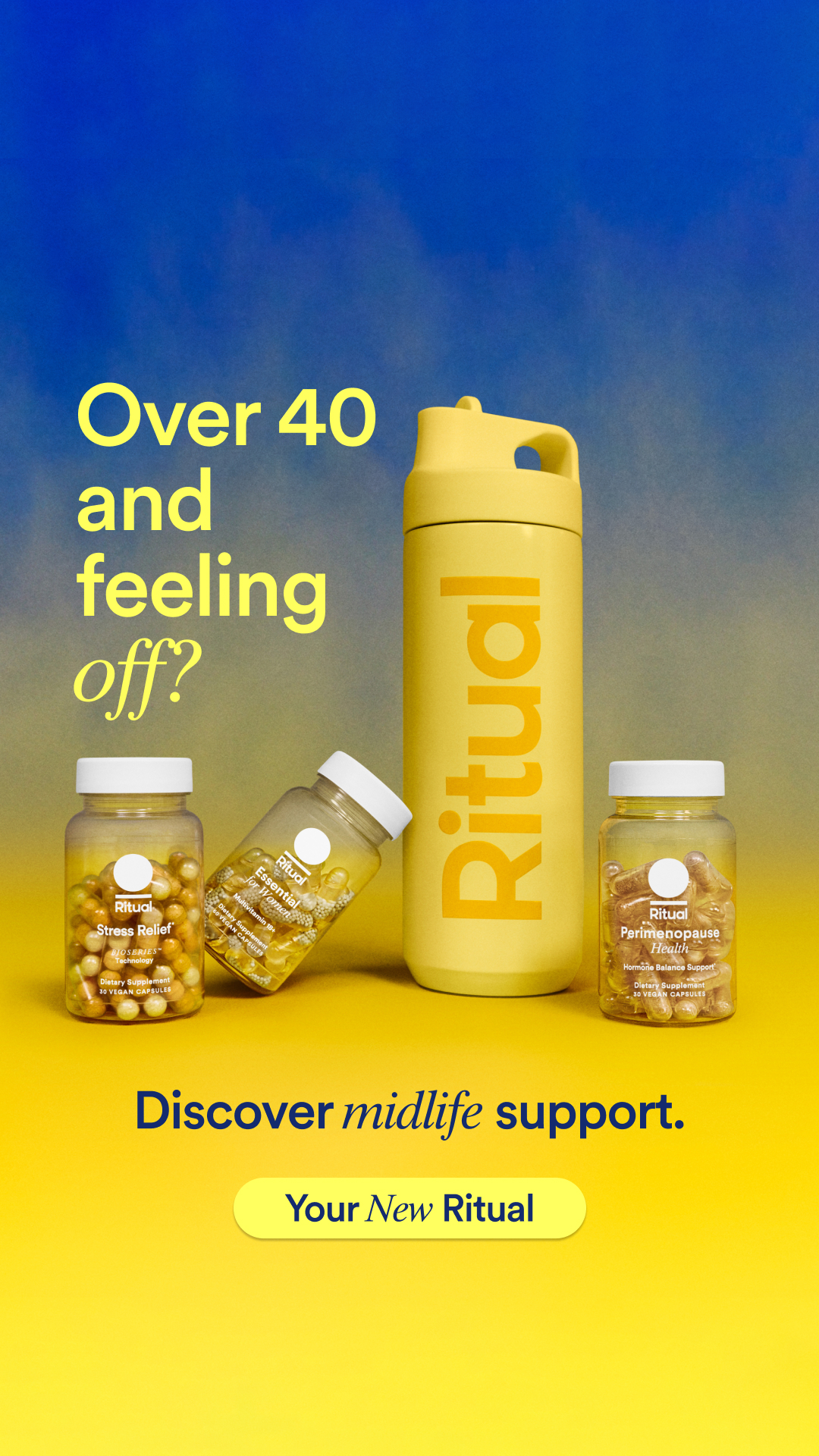 Ritual Facebook ad: Hormone-Free Perimenopause Support*