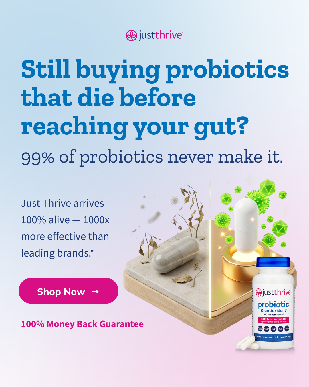 Just Thrive Facebook ad