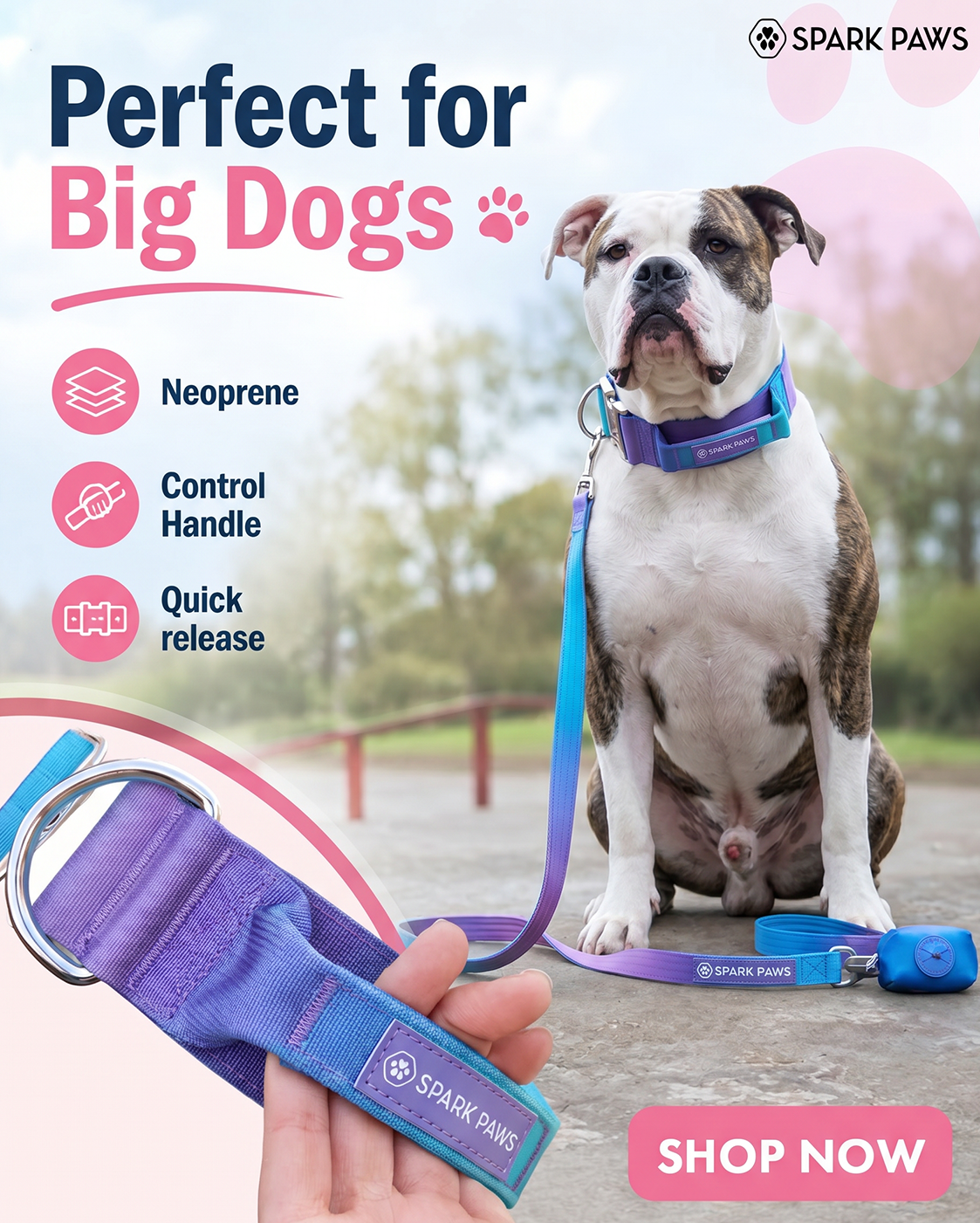 Spark Paws Facebook ad