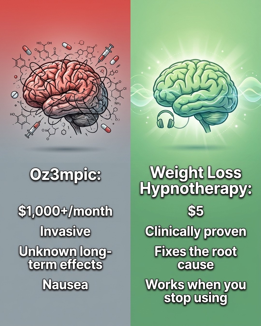 Hypnozio: power of hypnotherapy Facebook ad