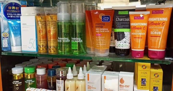 C. Mbason Cosmetics Facebook ad: Beauty is in the skin, so to maintain…