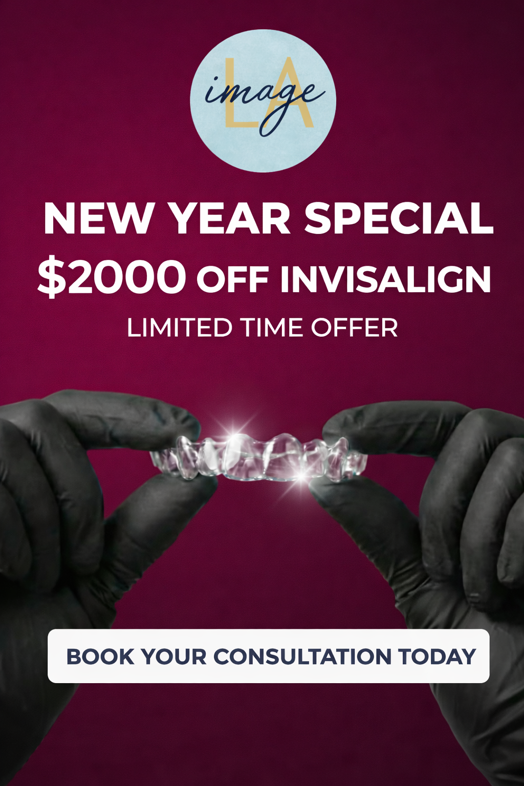 Image La Dental+Photo Studio Facebook ad: Claim your $2,000 OFF Invisalign (9 Spots left)