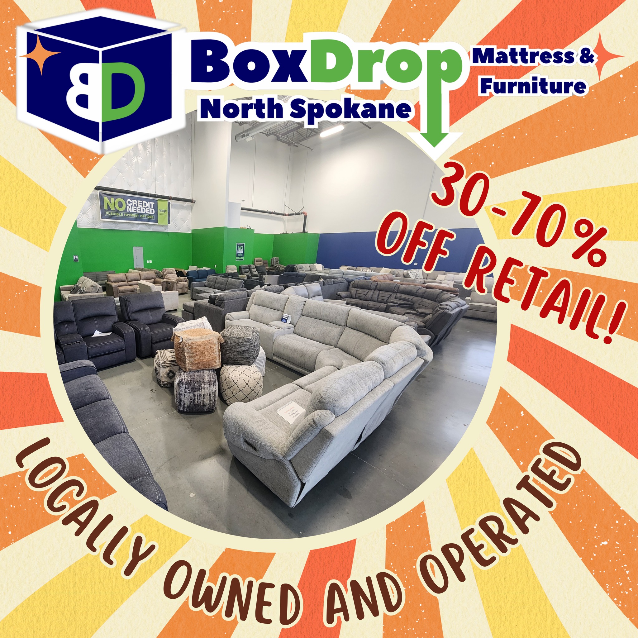 BoxDrop North Spokane Facebook ad
