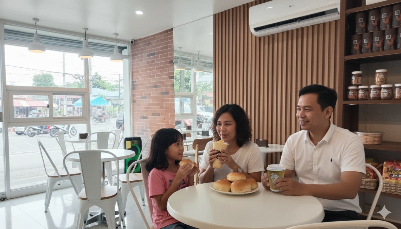Feliz Bakeshop and Café Facebook ad: Chat with us