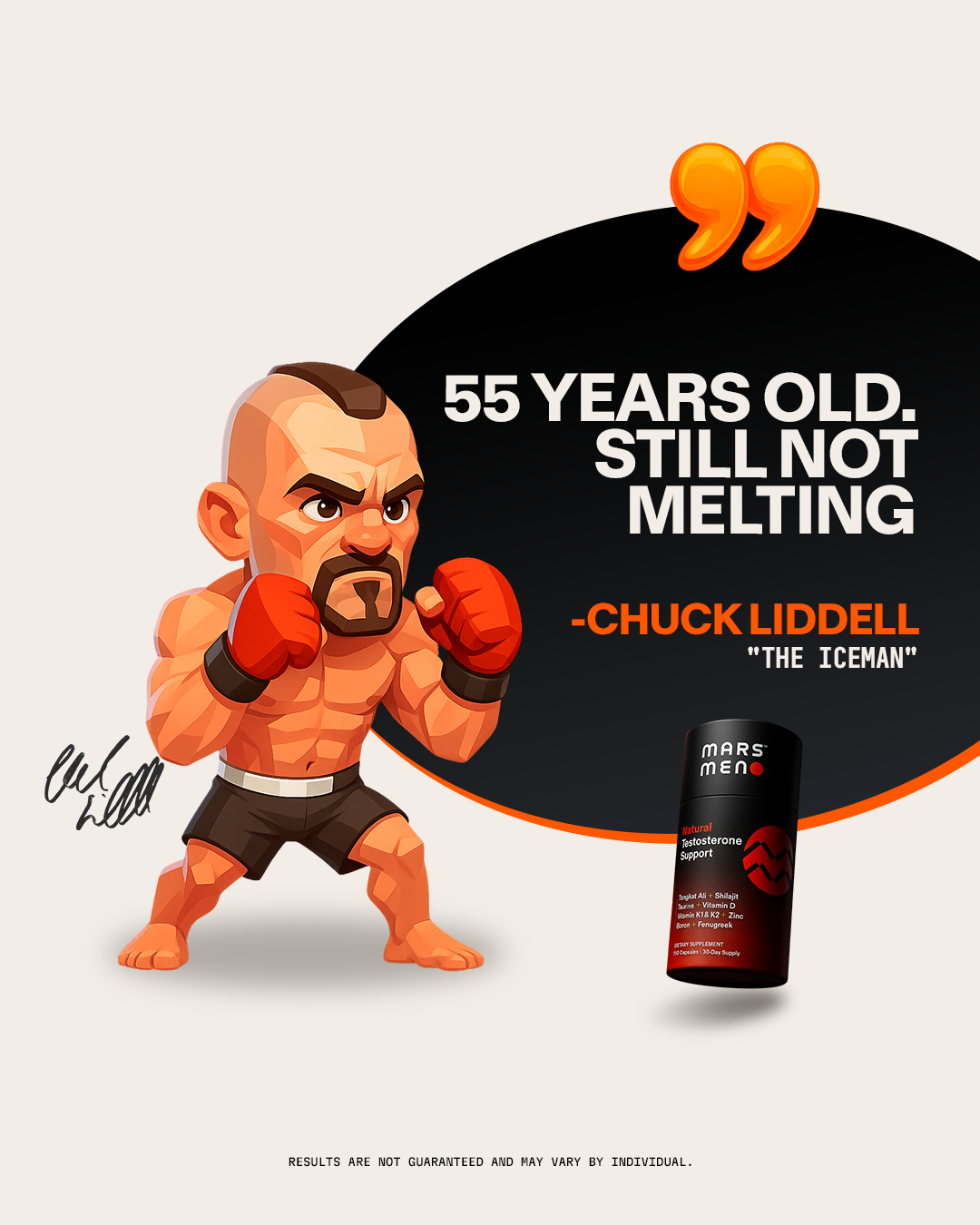 Chuck Liddell Facebook ad