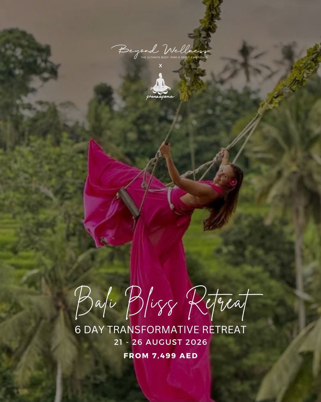Beyond Wellness Facebook ad: Bali Bliss Retreat