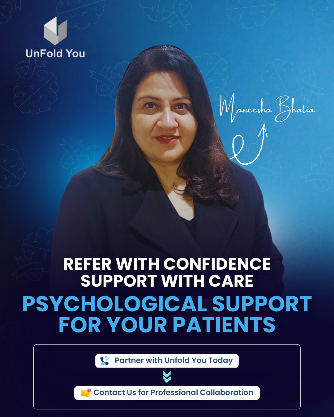 Unfold You Facebook ad: Support your patients