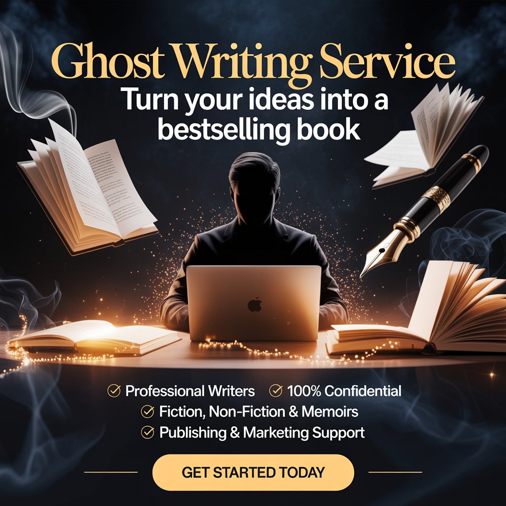 USA Ghost Writer Facebook ad