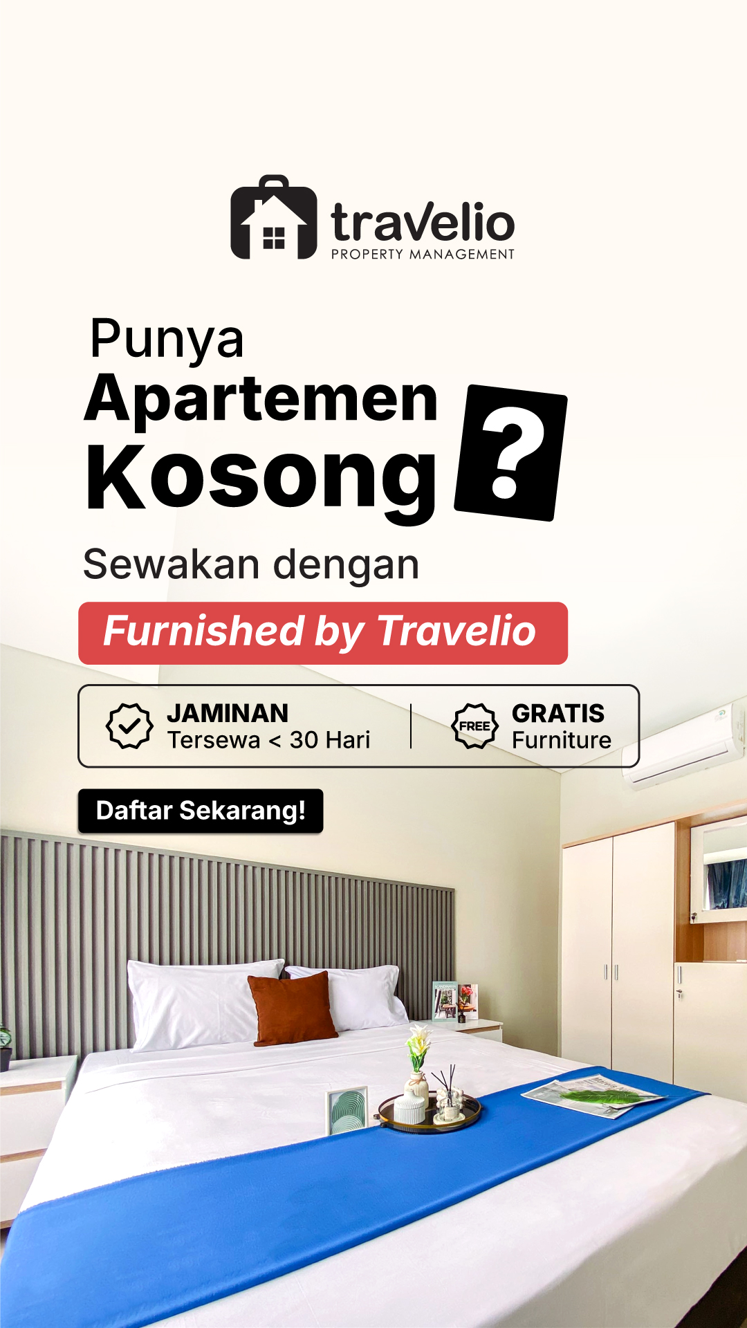 Travelio Property Management Facebook ad