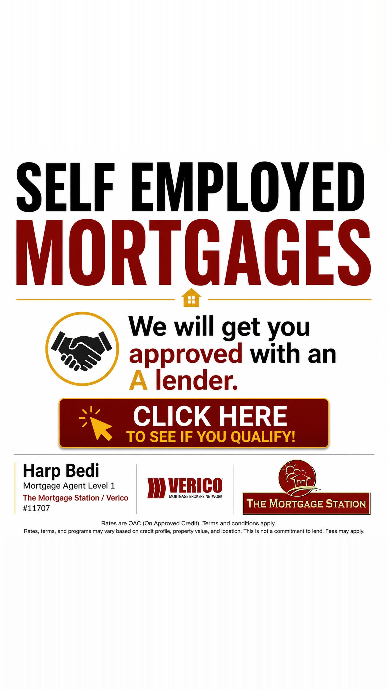 Harp Bedi-Mortgage Agent Facebook ad