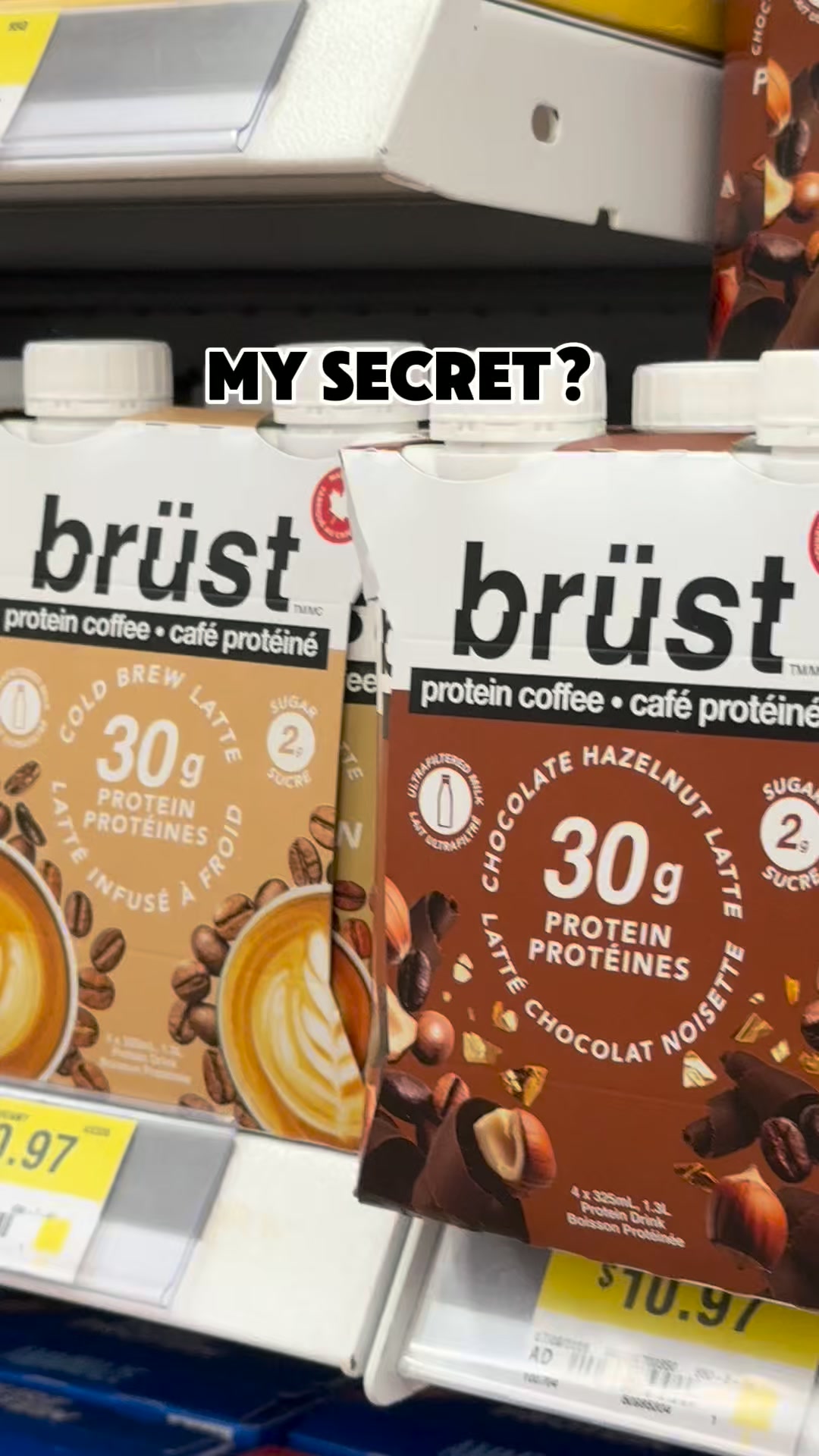 Brüst Beverage Co. Facebook ad: brüst protein coffee