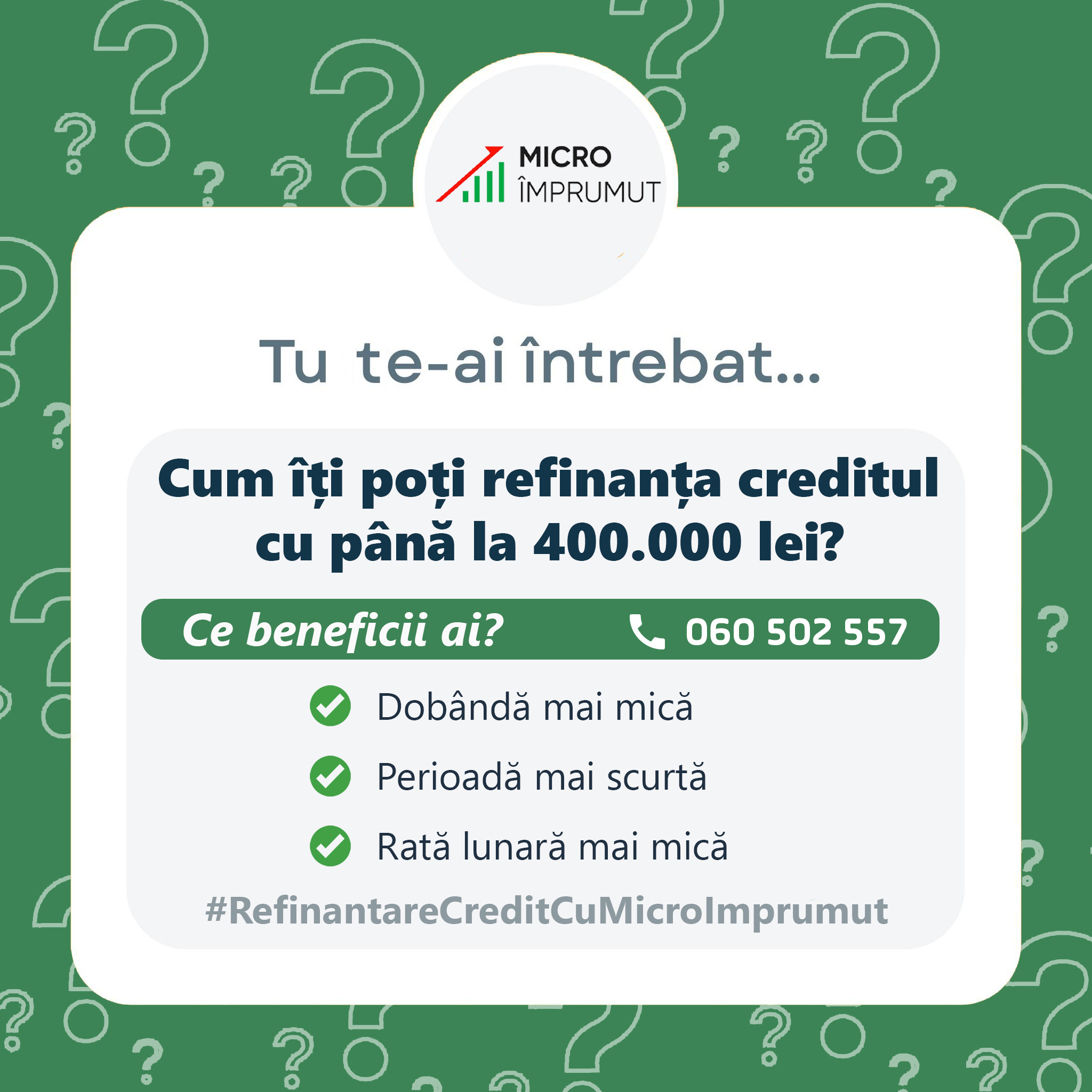 Microimprumut AEI Facebook ad: Alege refinanțarea inteligentă cu Microîmprumut și profită…