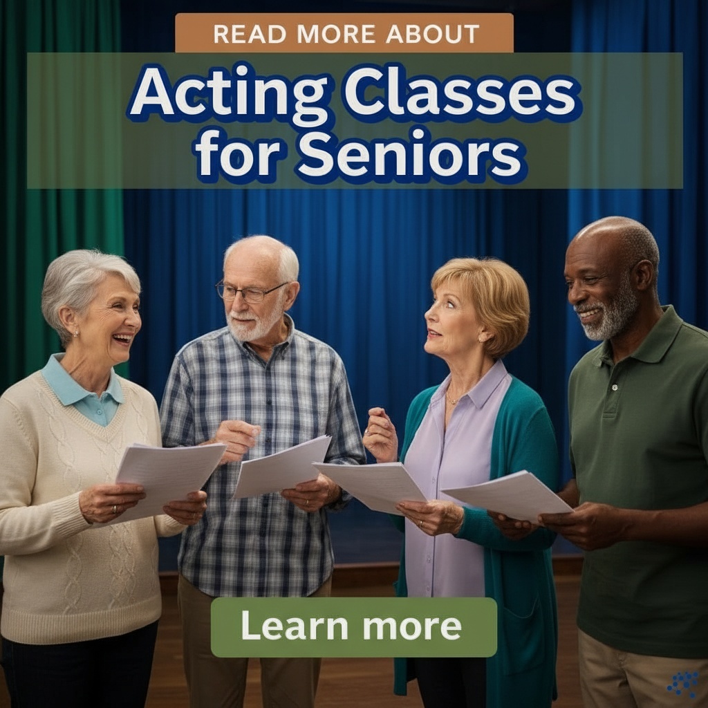 Bargain Bloom Facebook ad: Understanding Acting Classes for Seniors
