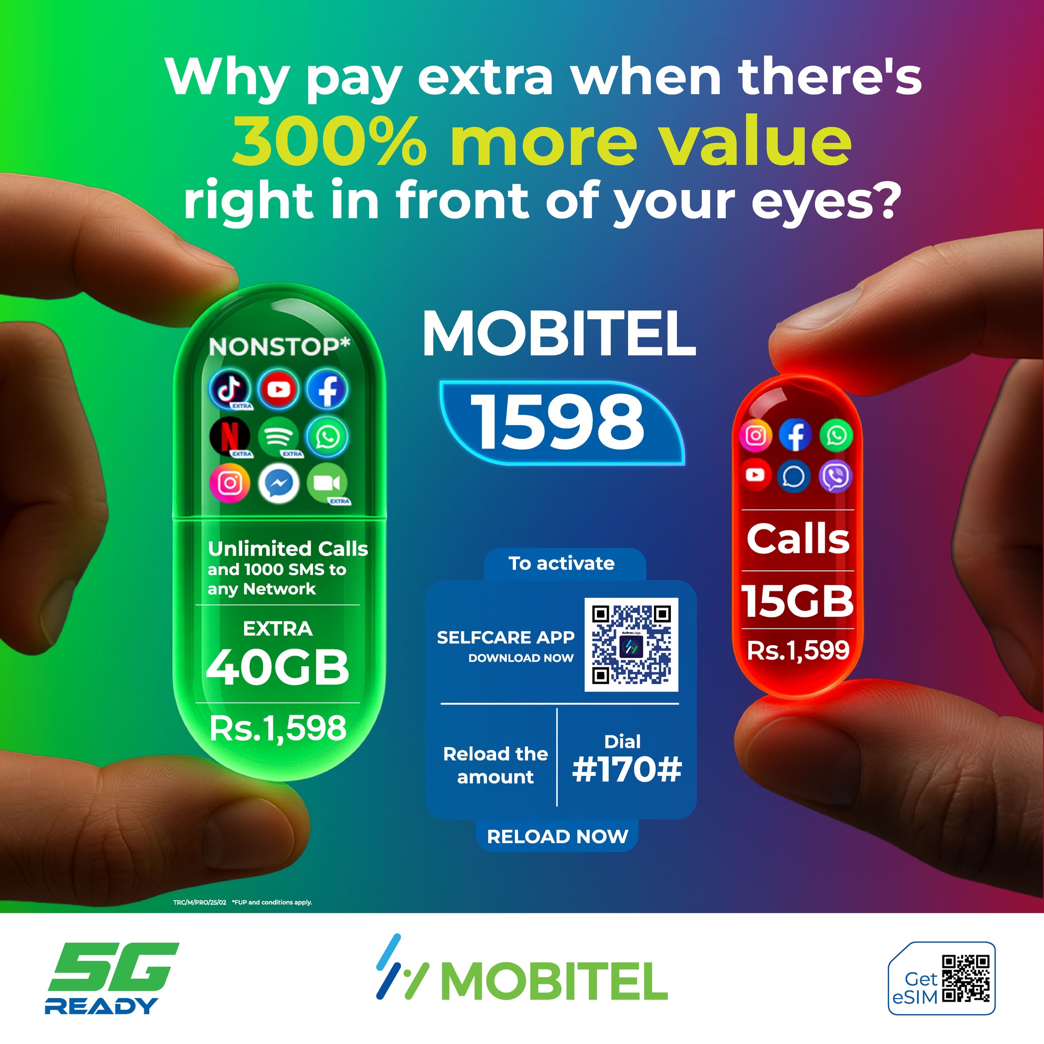 SLTMobitel Facebook ad