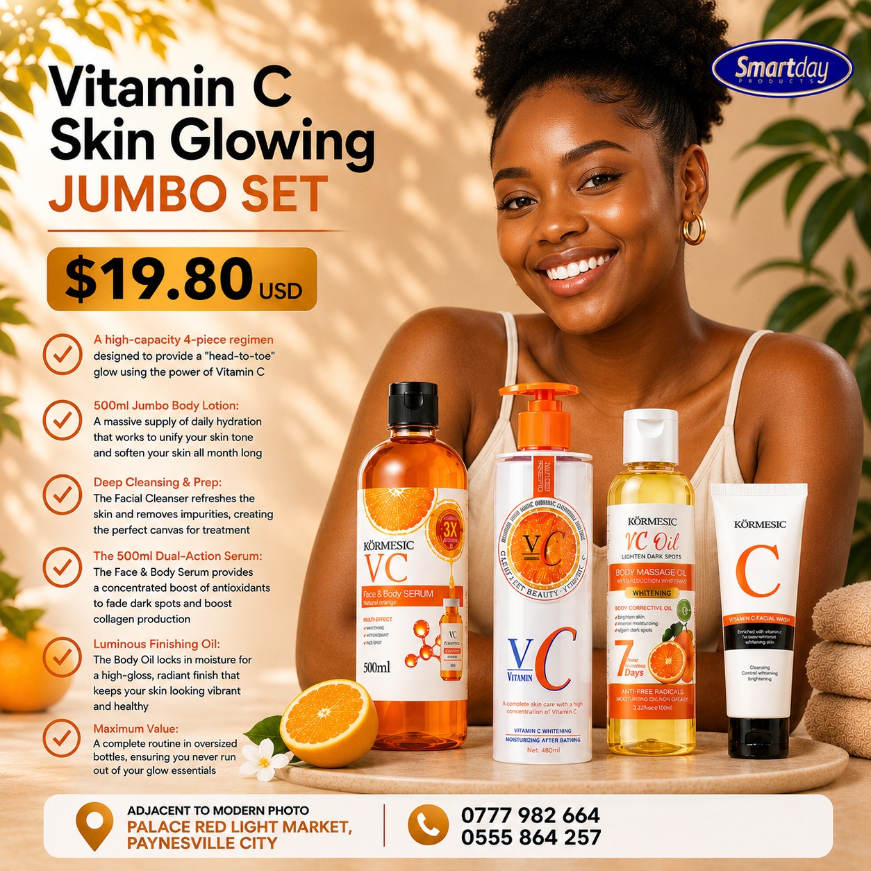 Smartday Products Facebook ad: Stop guessing what your skin needs.