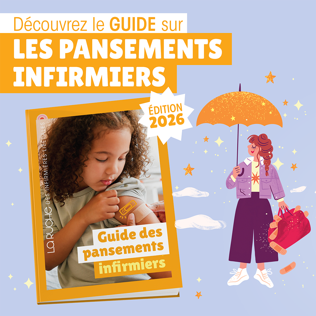 La Ruche des infirmières libérales Facebook ad: Guide gratuit - Pansements infirmiers