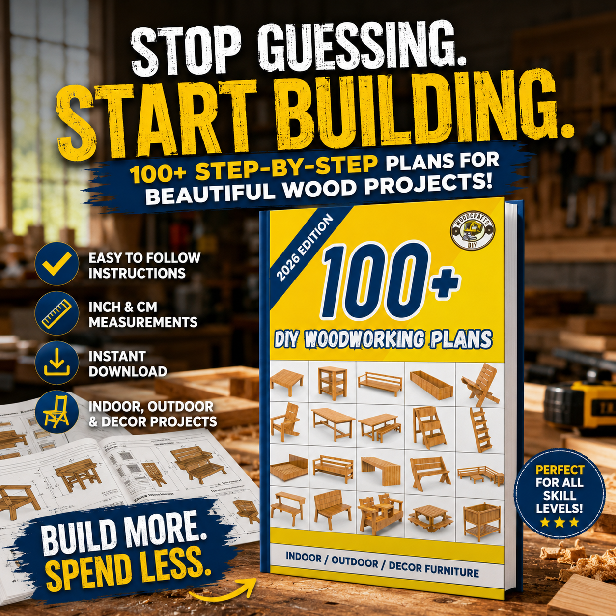 WoodCrafts DIY Facebook ad