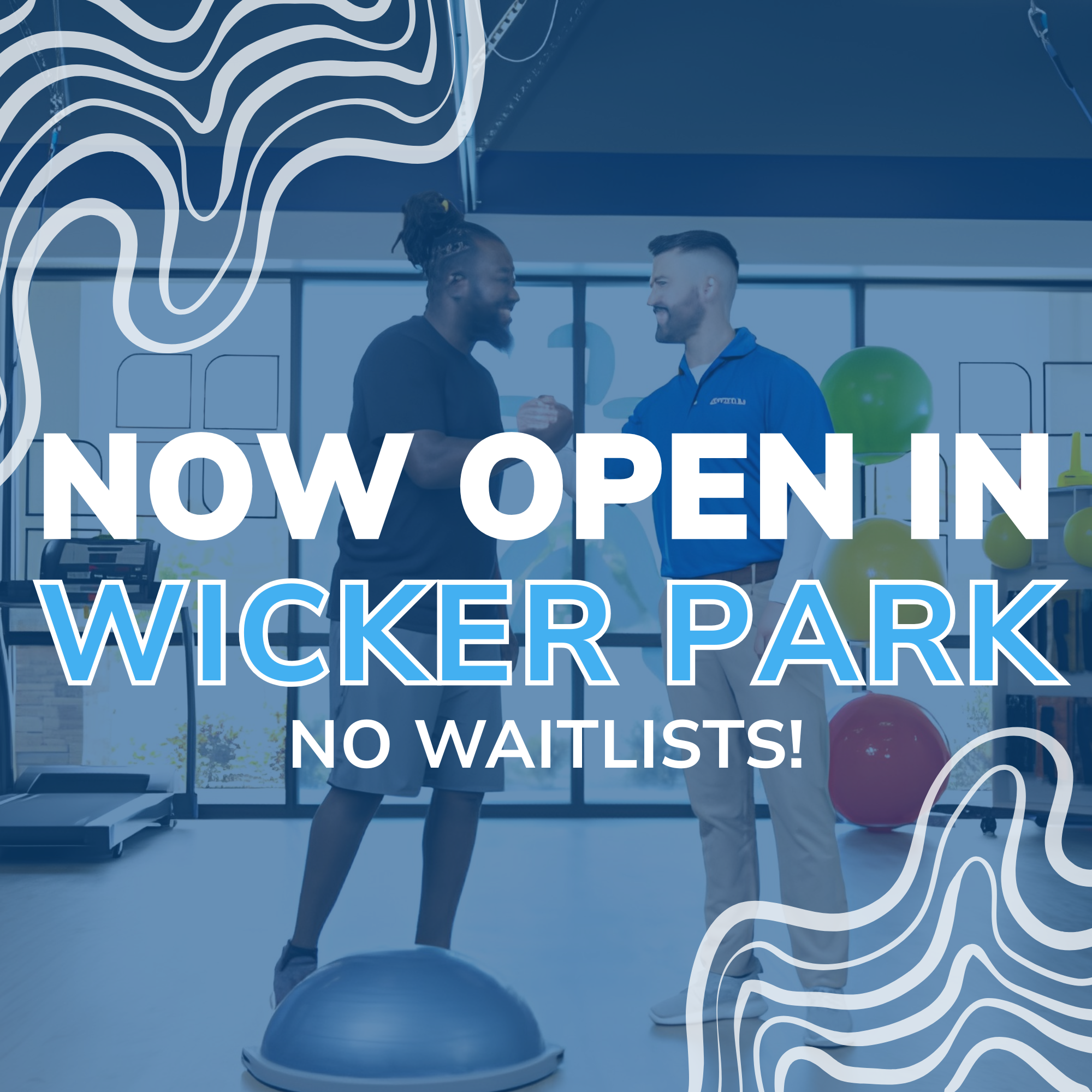 FYZICAL Chicago Facebook ad: No Waitlists!