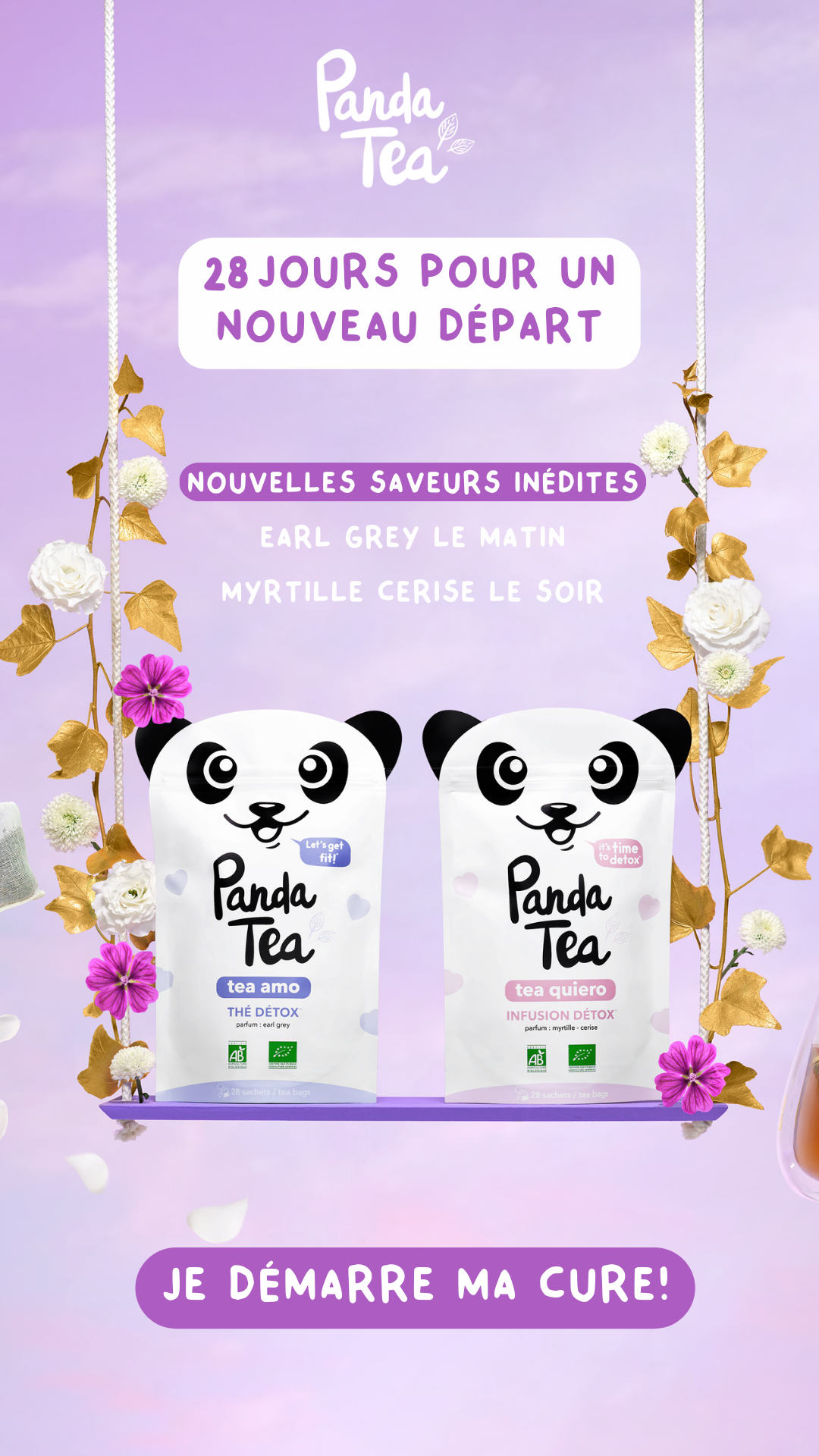 Panda Tea Facebook ad