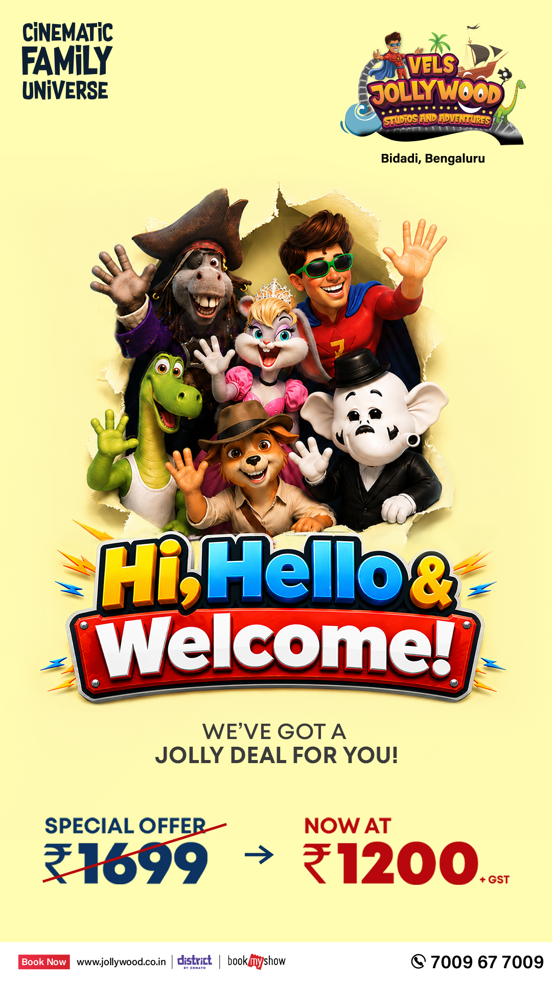 Vels Jollywood Adventures Facebook ad: Unforgettable Summer Outing Awaits!