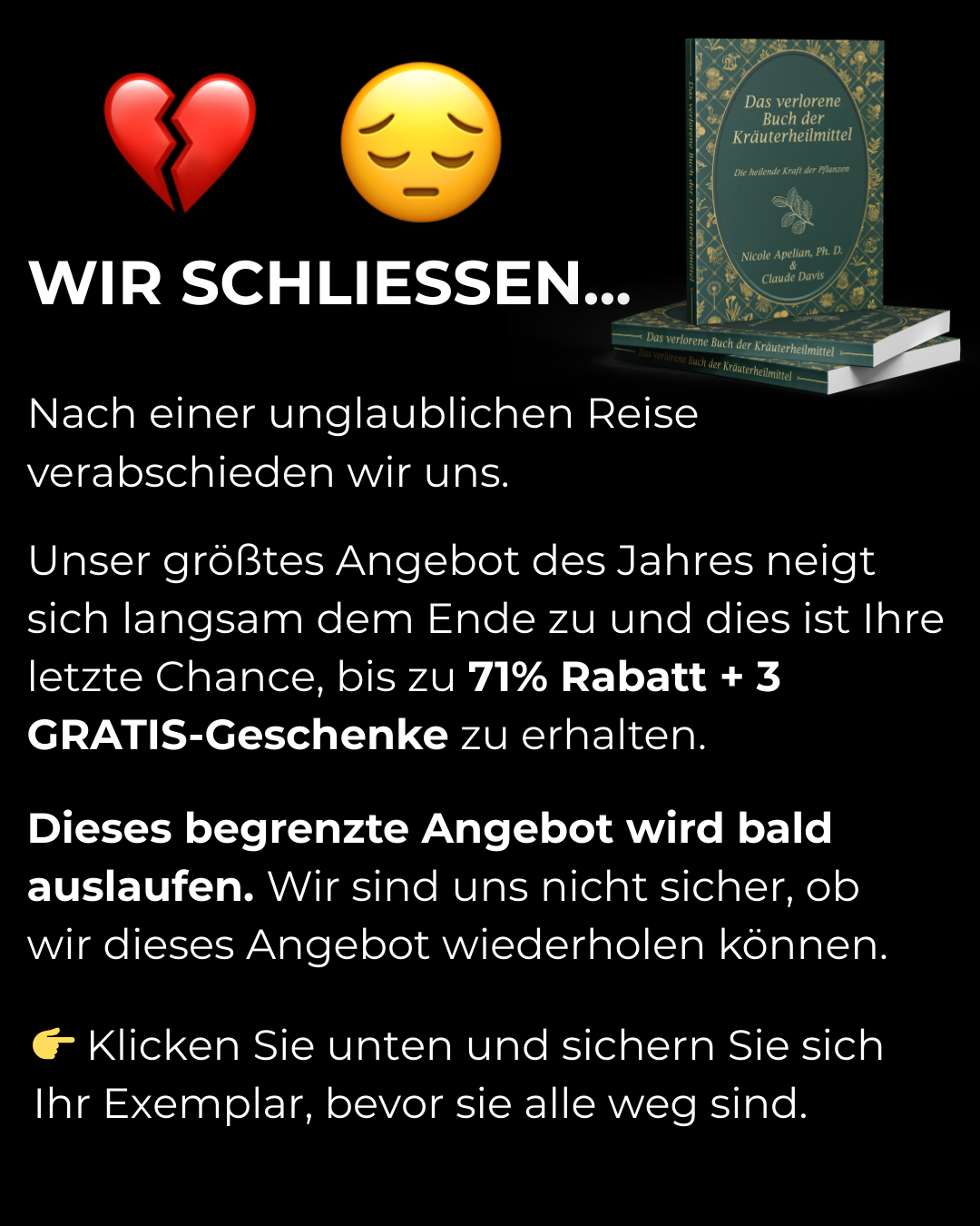 Das verlorene Buch der Kräuterheilmittel Facebook ad