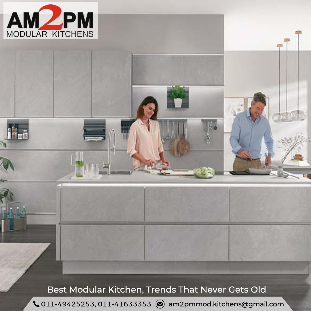 AM 2 PM Modular Kitchens Facebook ad: Our Modern Modular Kitchens & Wardrobes are the…