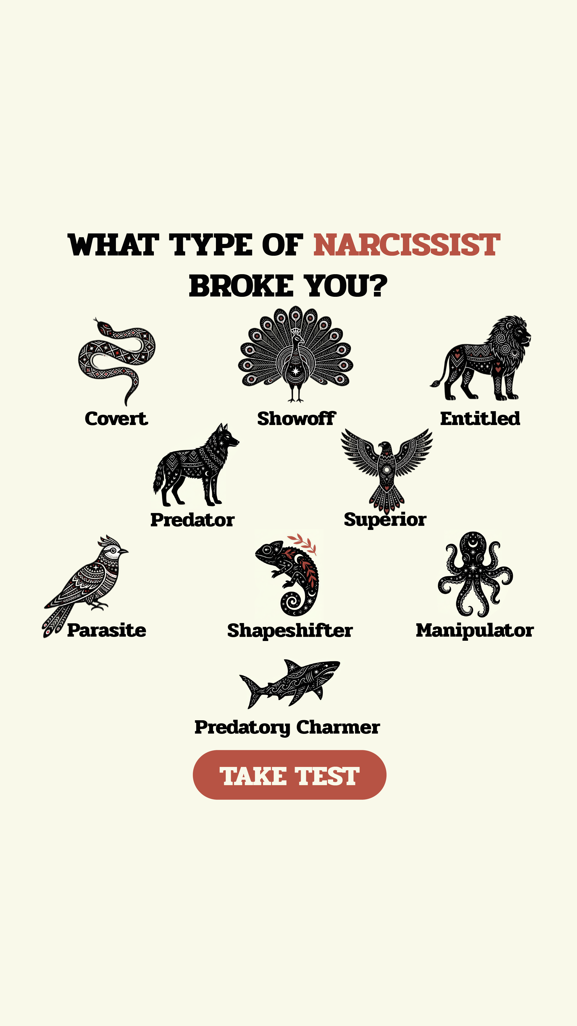 Personality Type Facebook ad