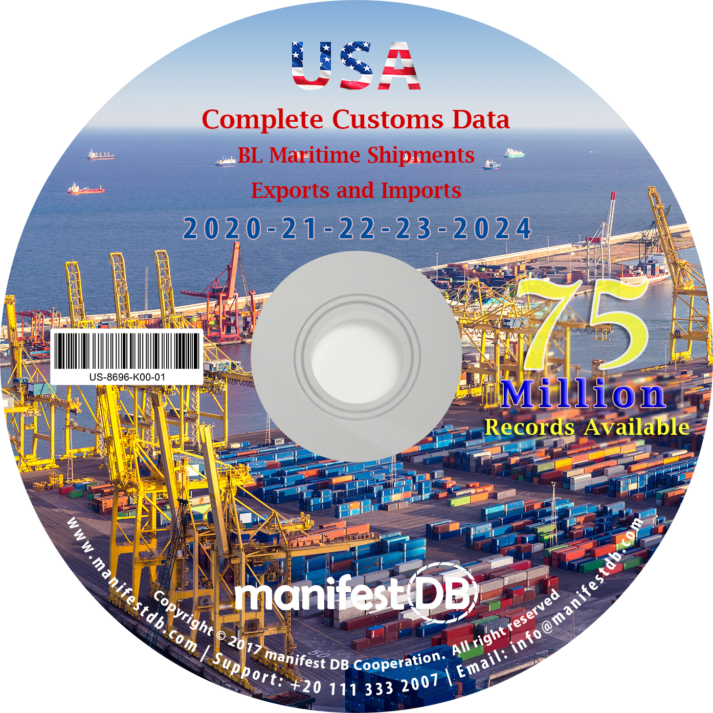 Manifest DB - Bill Of Lading Data Facebook ad: USA Complete BL Customs Data (Exports + Imports).