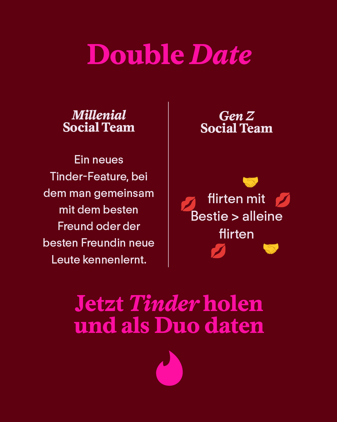 Tinder Germany Facebook ad