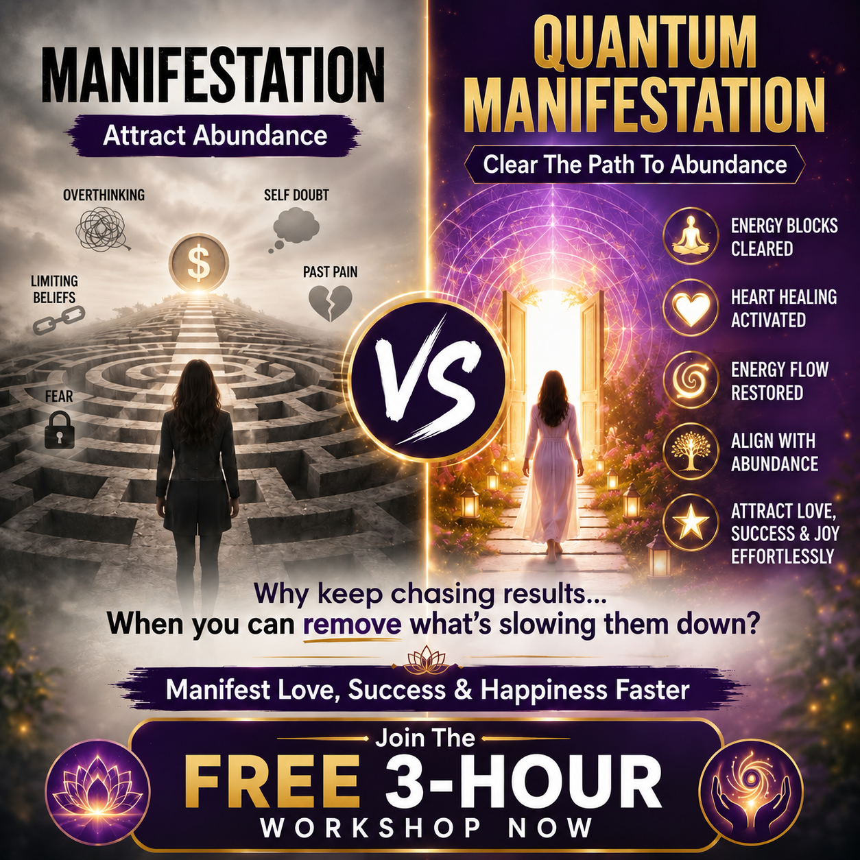 Jinal Infinity Energy Facebook ad: Change the Pattern. Change What You Create.