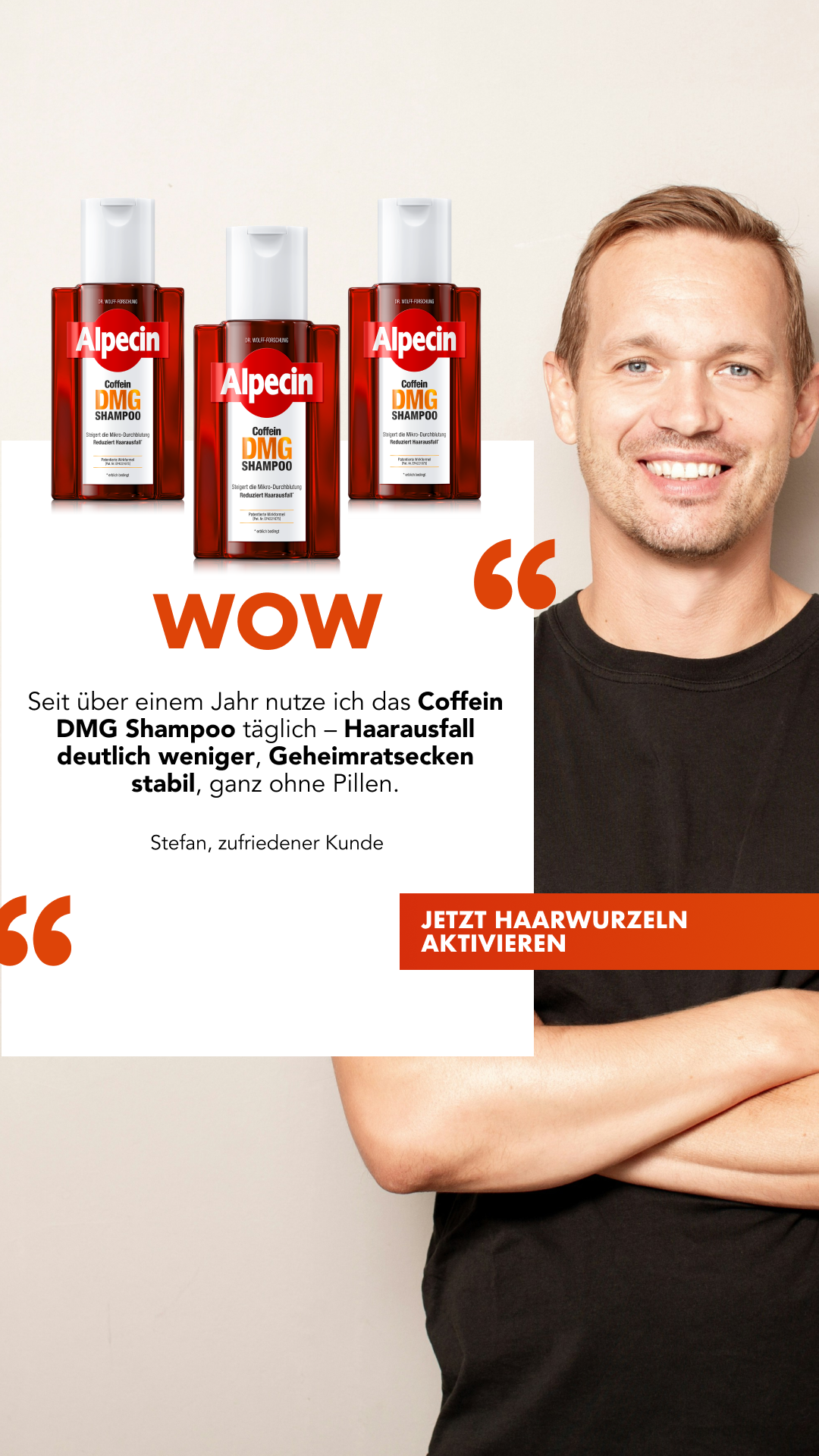 Alpecin Facebook ad