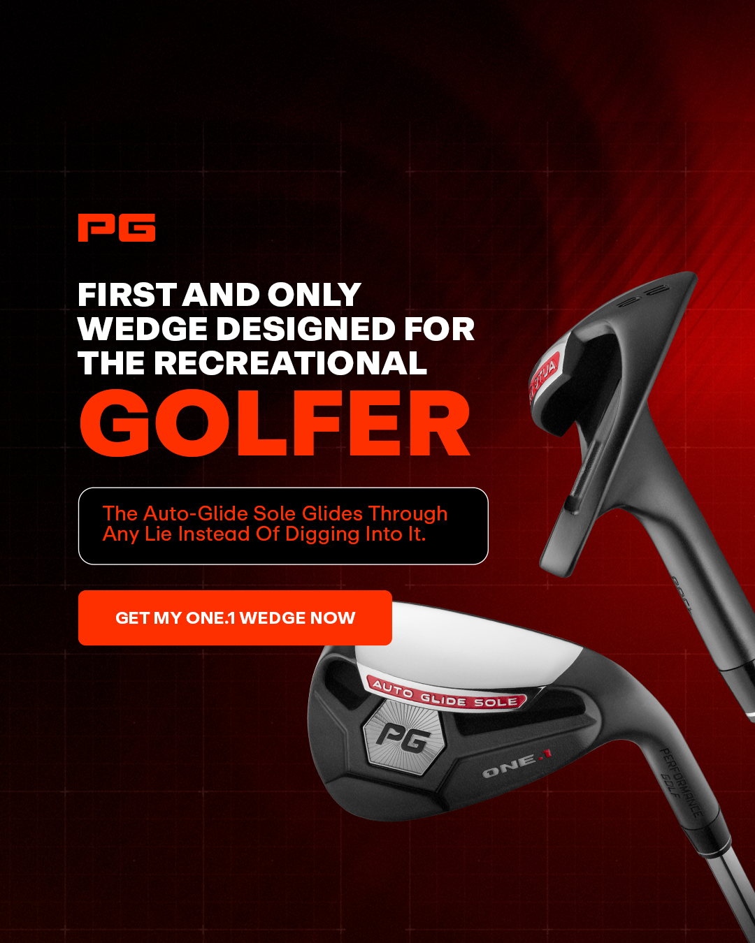 Performance Golf Facebook ad