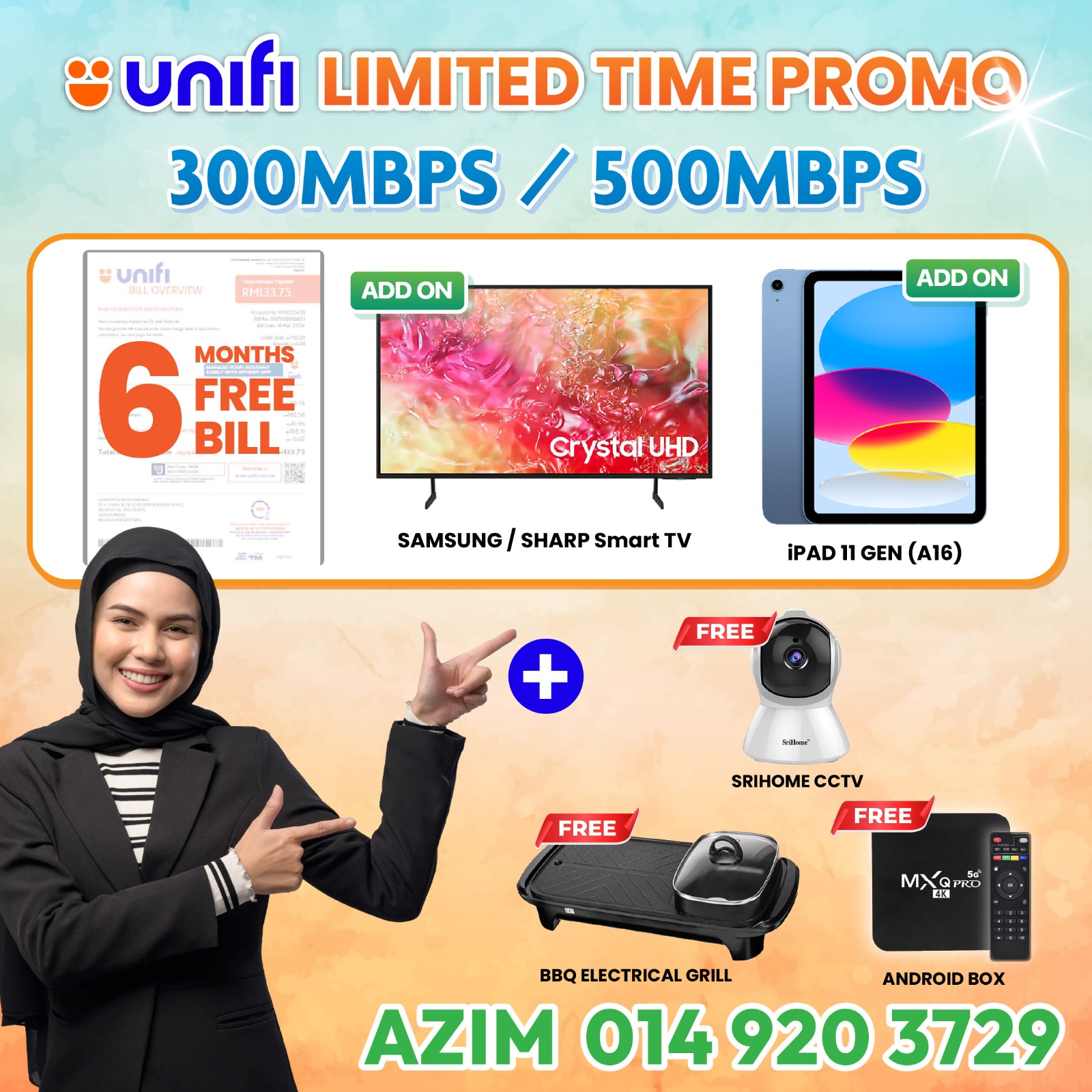 UNIFI AMPANG-xpress Facebook ad: PM Now before Promotion Ended!
