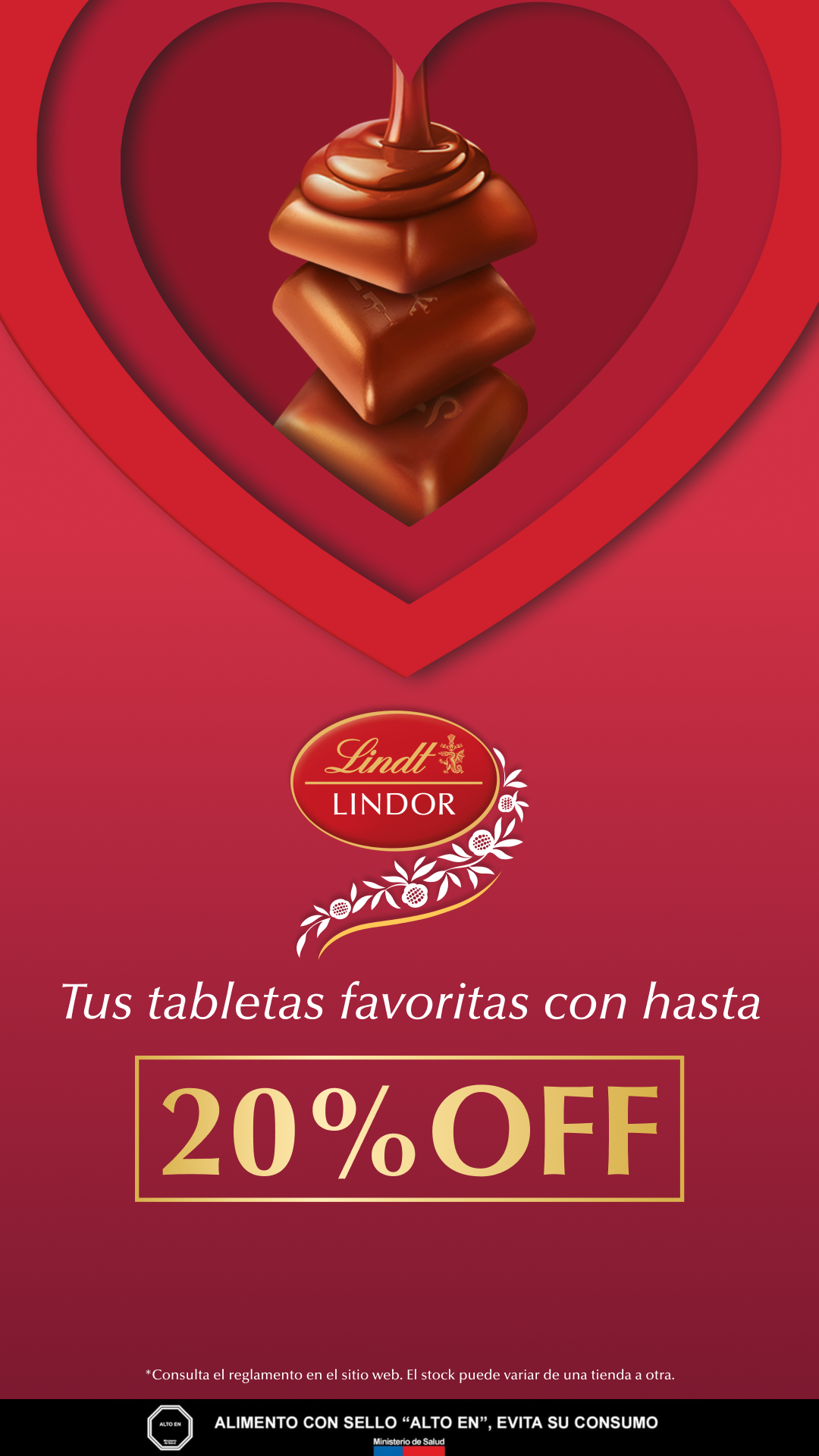 Lindt Facebook ad
