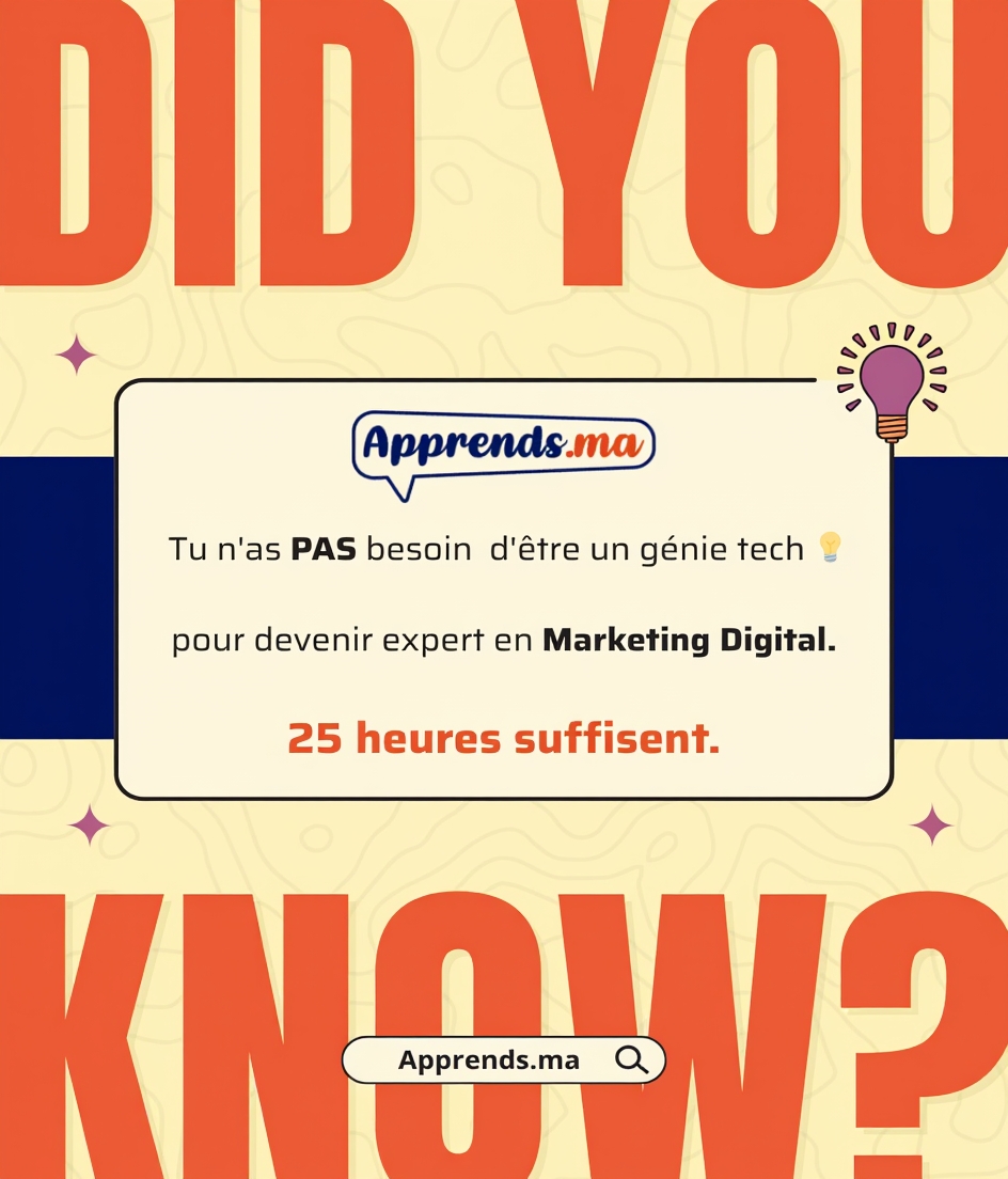 Apprends.ma Facebook ad