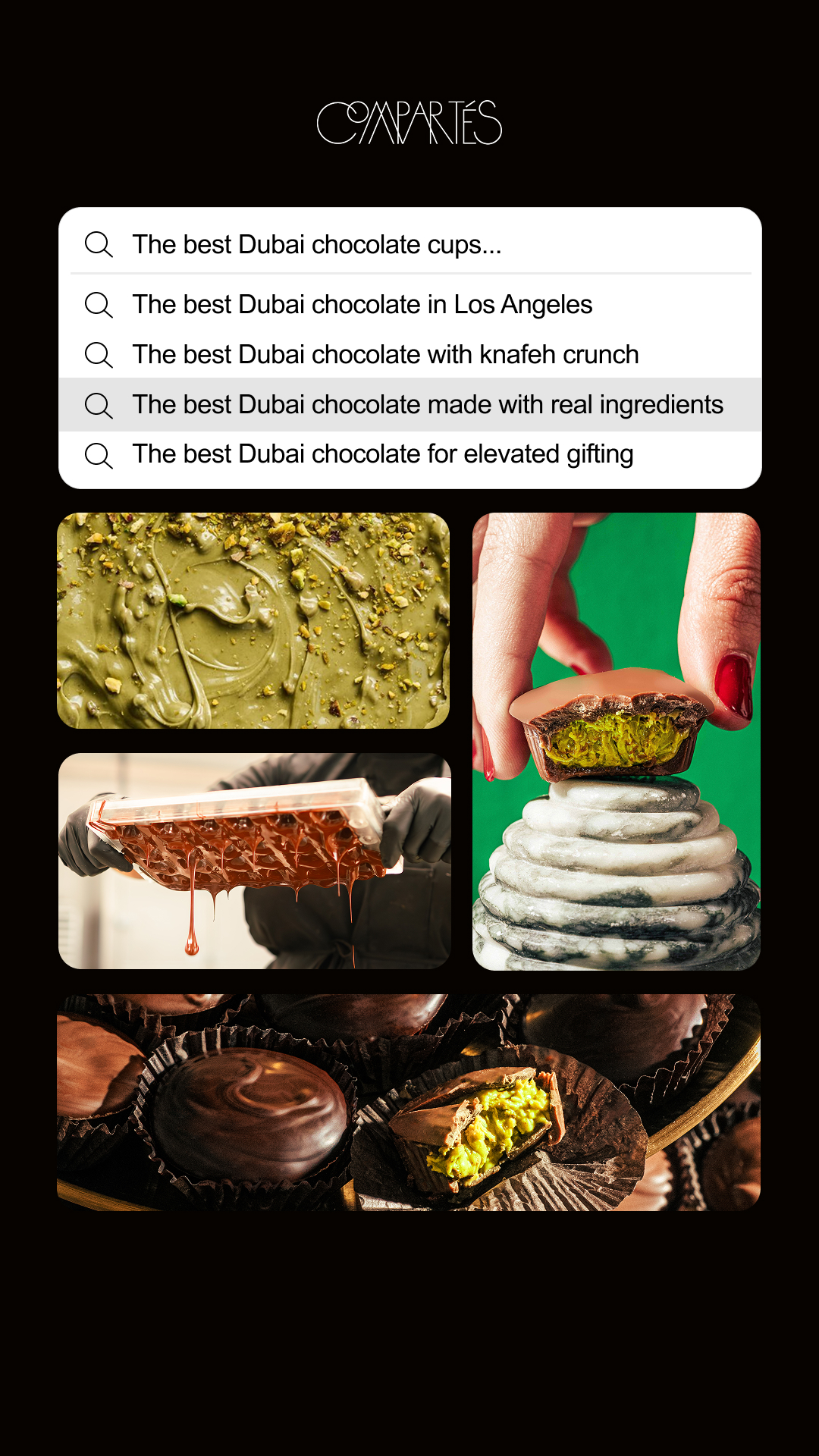 Compartes Chocolate Facebook ad