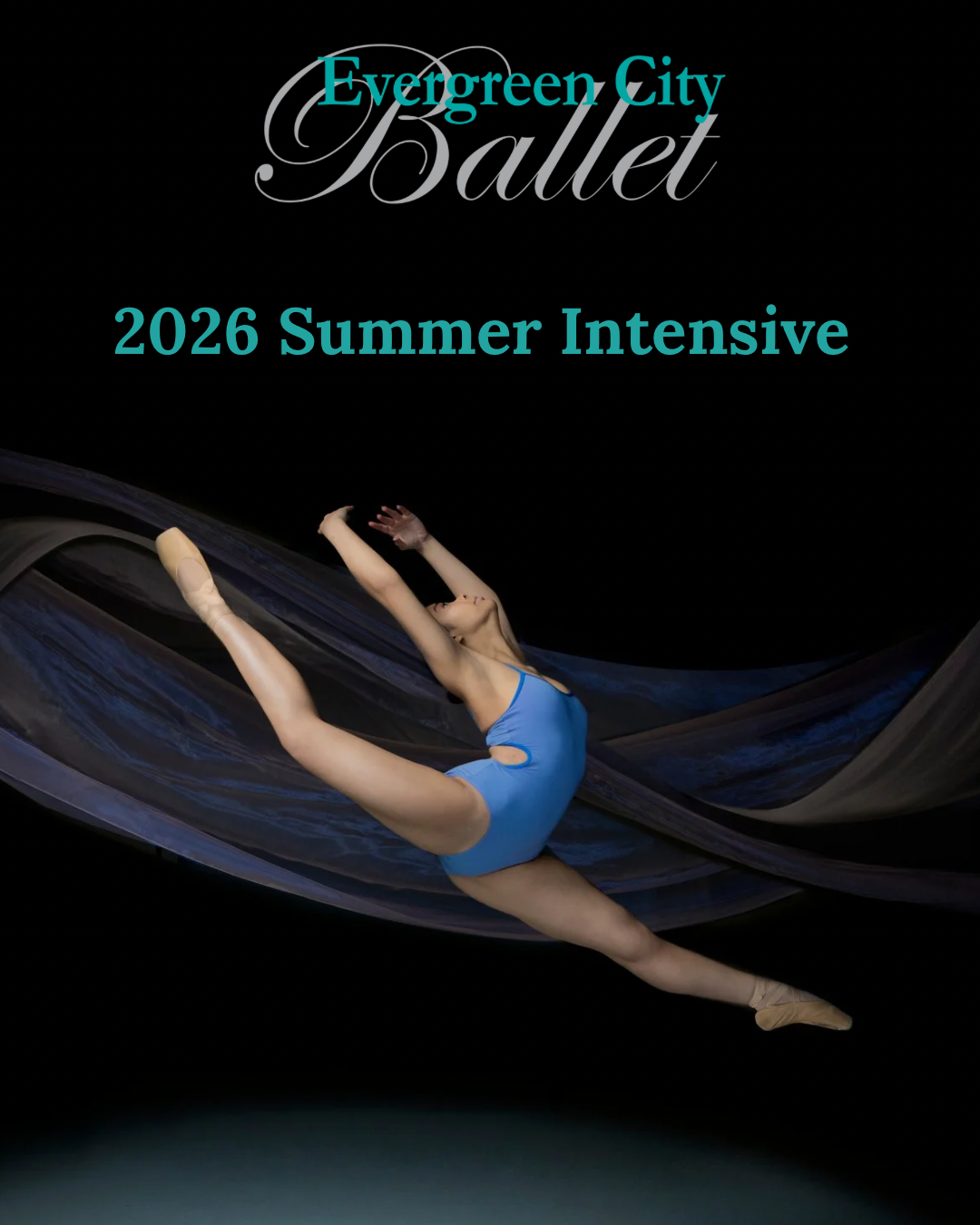 Evergreen City Ballet Facebook ad: Not every dancer thrives in a massive summer…