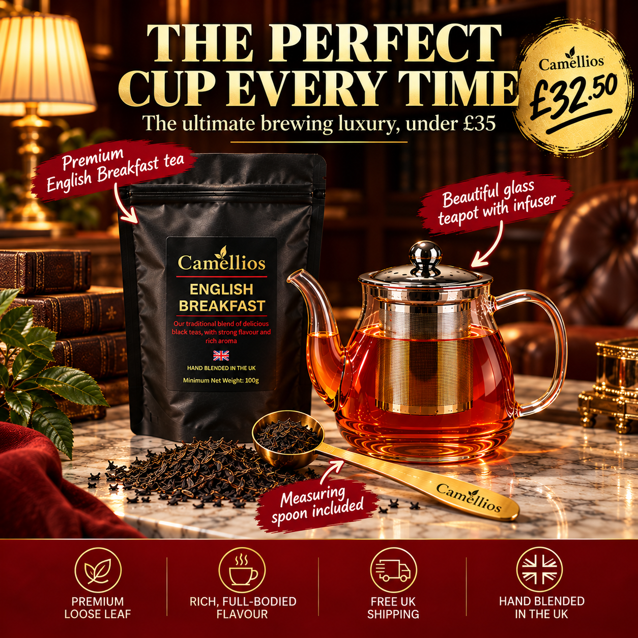 Camellios Facebook ad: The Complete Loose Leaf Starter Kit