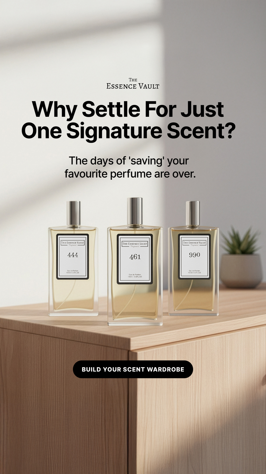 The Essence Vault Facebook ad