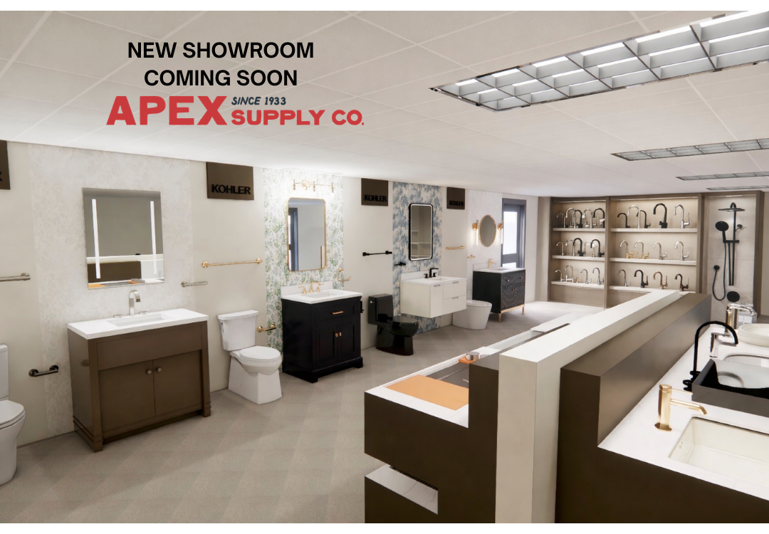 Apex Supply Co. Facebook ad: New Kohler Showoom!