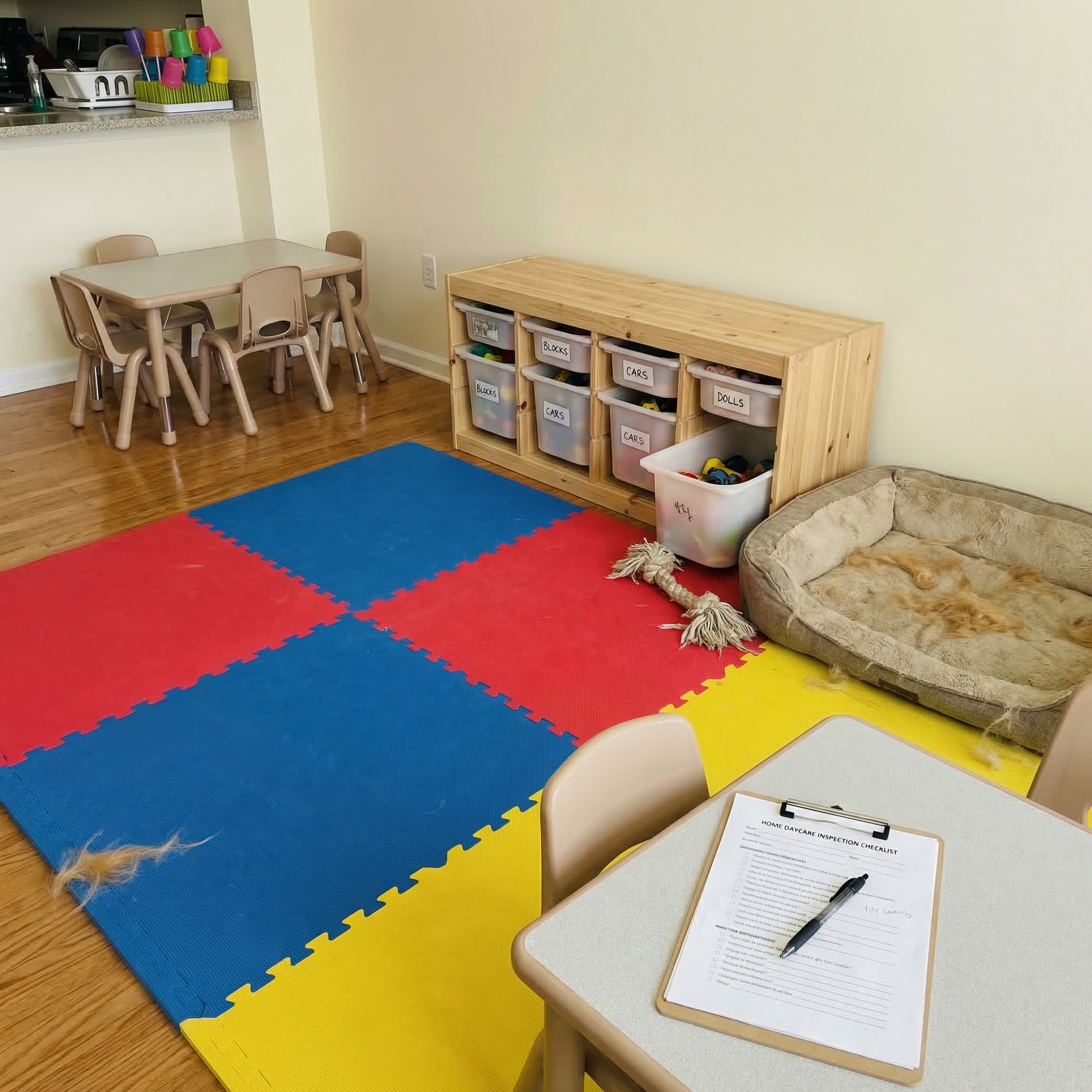 Sarah Mitchell Facebook ad: Read this if you run a home daycare and you have pets