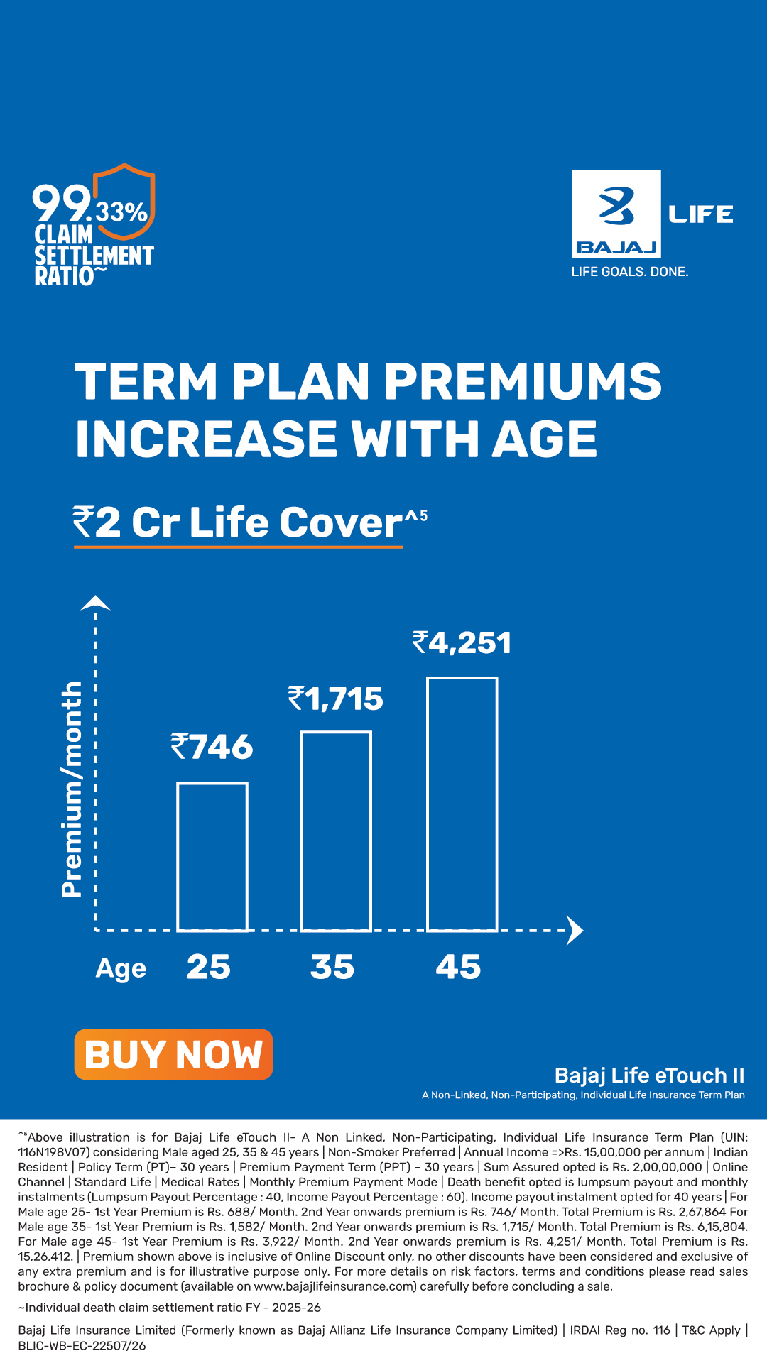 Bajaj Life Facebook ad