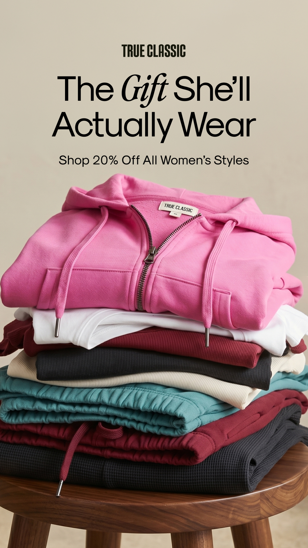 True Classic Women Facebook ad from Apr 30, 2026