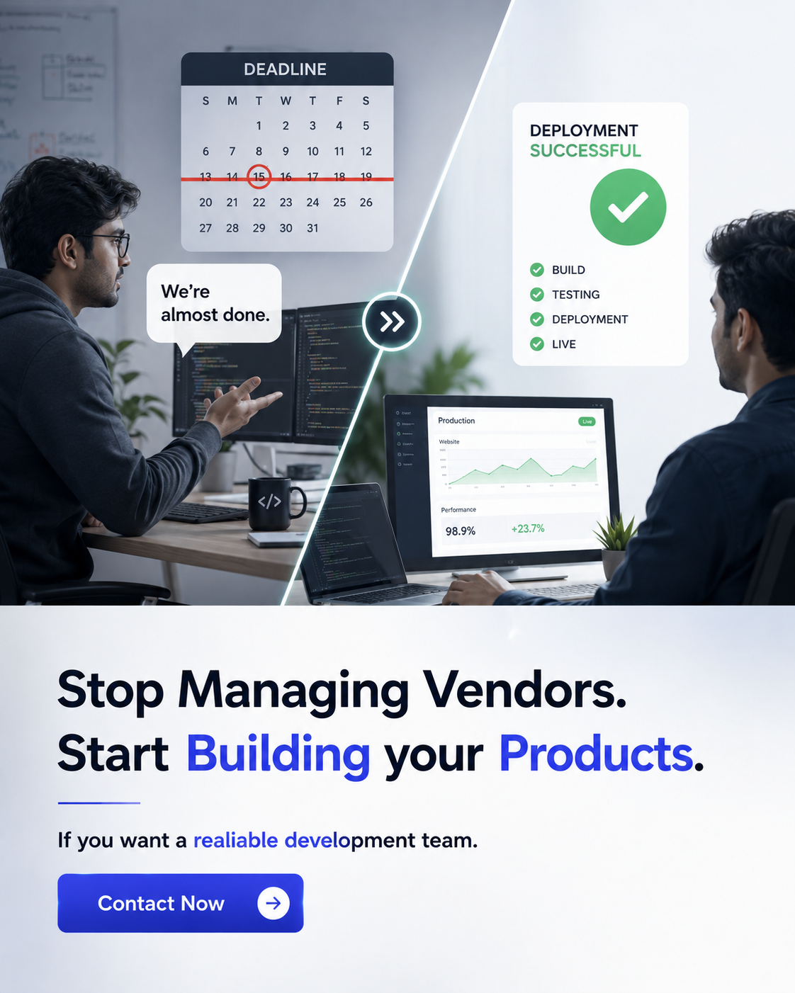 Business with Chetan Patil Facebook ad: Looking for a Reliable Technology Partner?