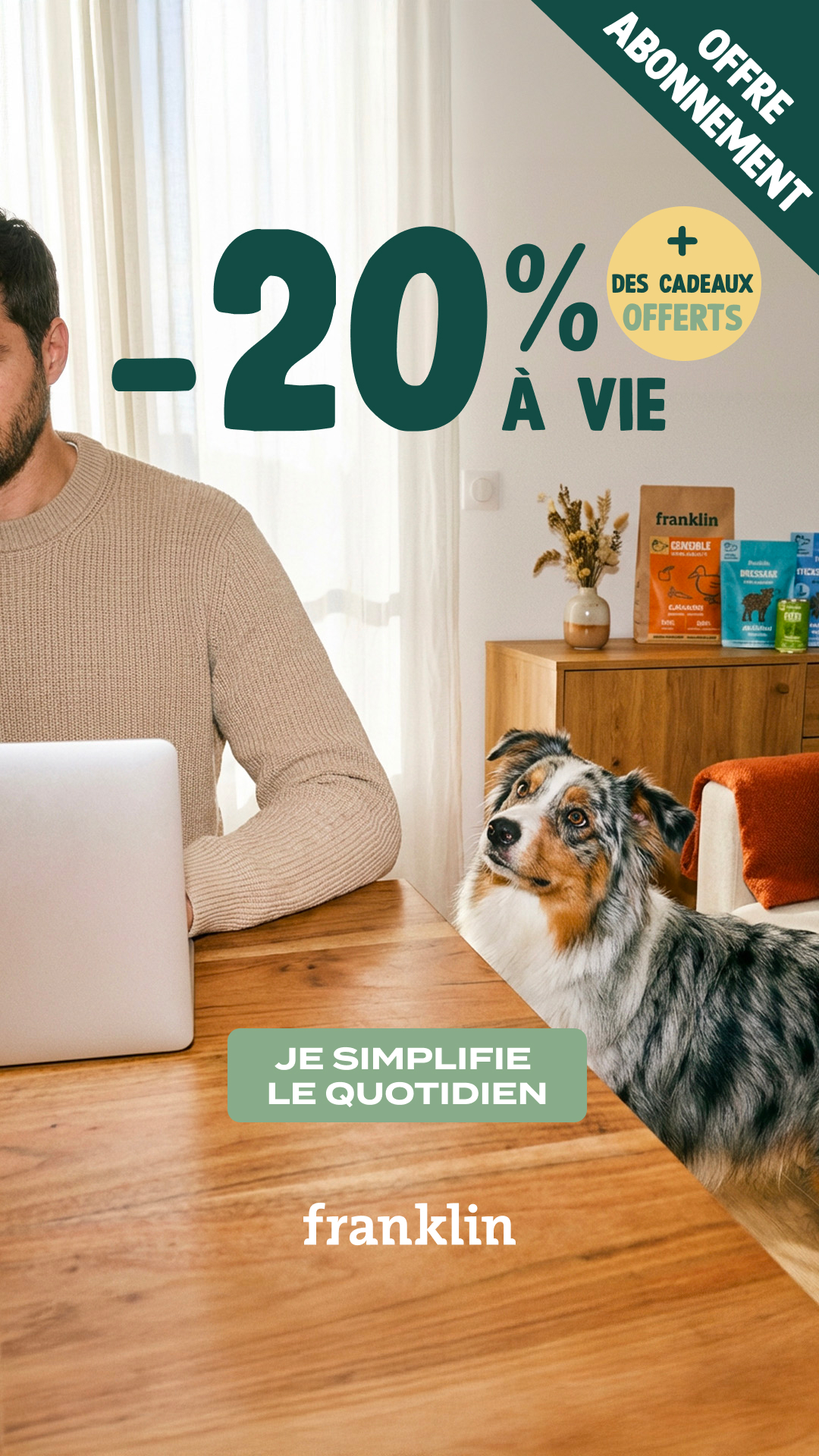 Franklin Pet Food Facebook ad