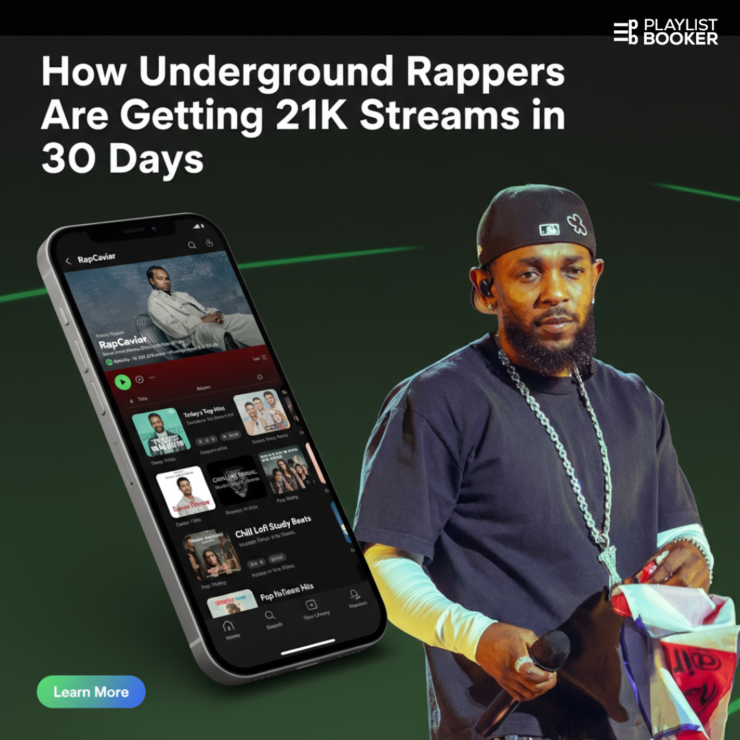 Playlist Booker Facebook ad