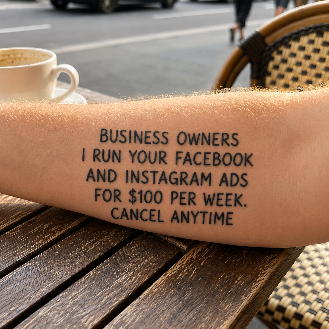 Jimi Pomponio Facebook ad