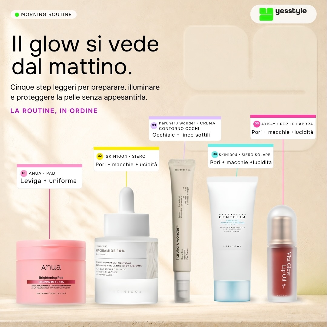 YesStyle Italy Facebook ad: Quando fa caldo, è importante stratificare