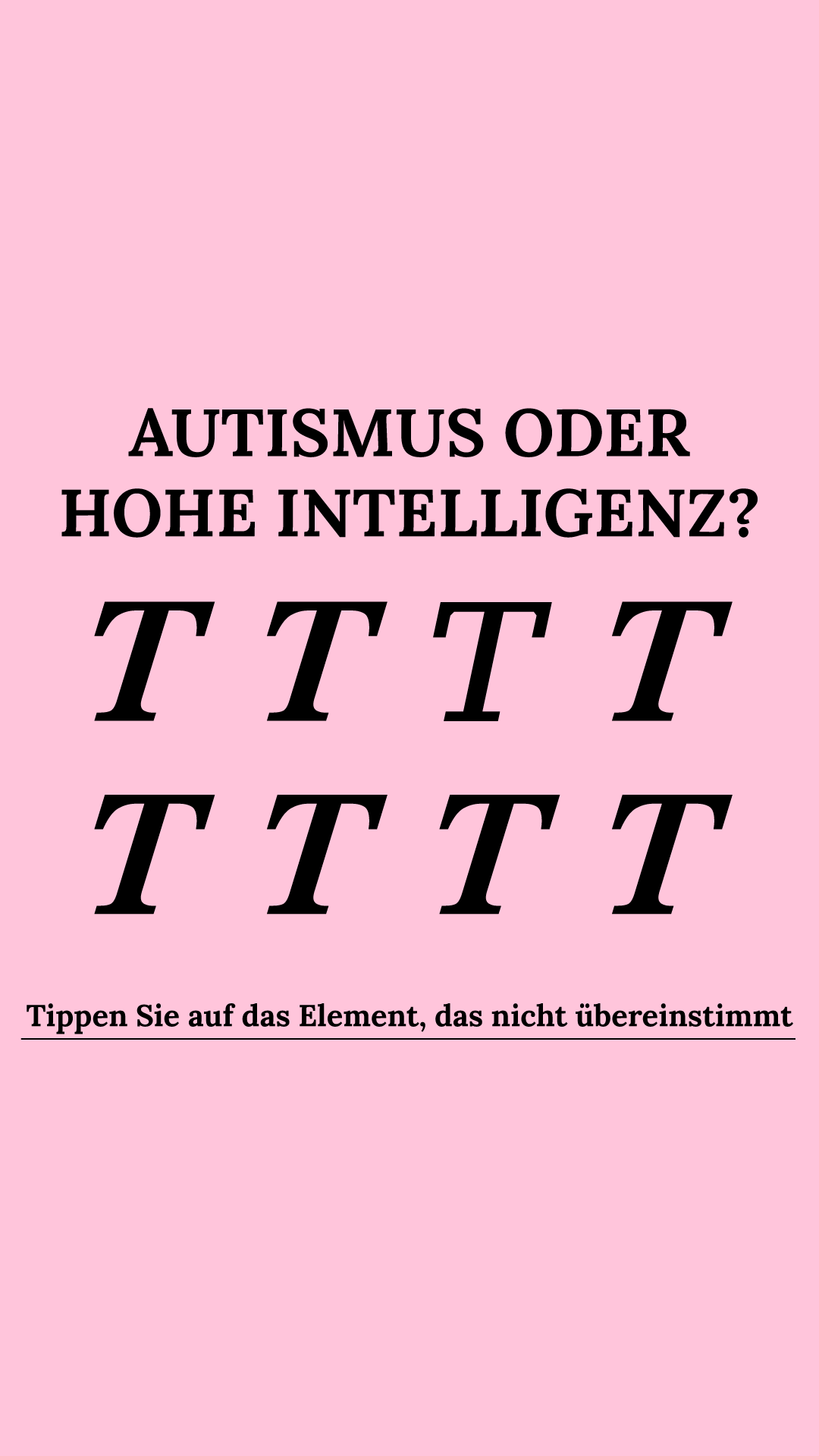 International Brain Test Facebook ad